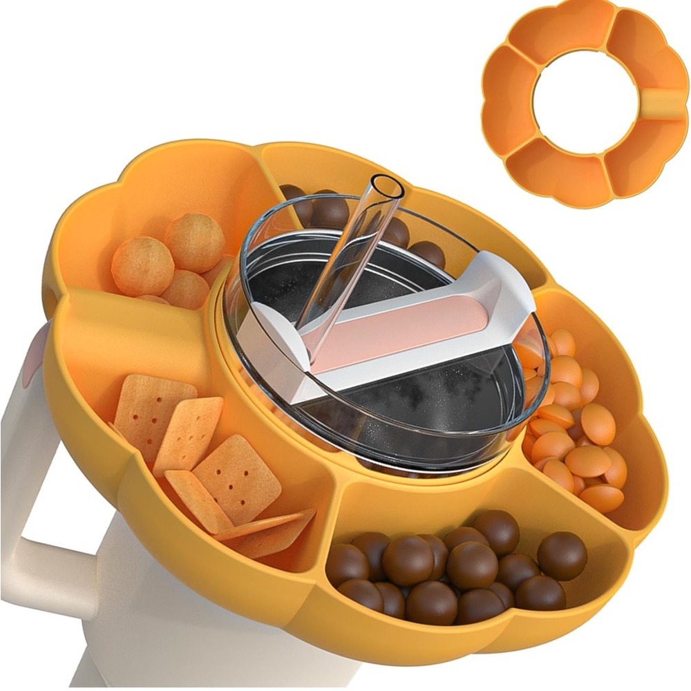 Snack Tray Bowl for Stanley 40oz Tumbler with Handle
